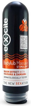 Olejek Do Masażu Excite Bodylub Massage Estimulante Damiana Guarana 200 Ml