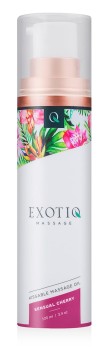 Zmysłowy Olejek do Masażu Exotiq Wiśnia i Naturalne Oleje 100 Ml