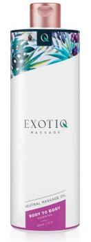 Rozgrzewający Olejek Do Masażu Exotiq Body to Body Warming Oil 500 Ml