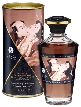 Shunga Warming Oil – Intensywna Czekolada 100 Ml Luksusowy Masaż