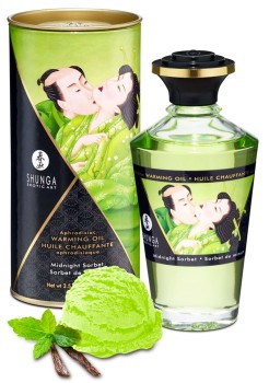 Shunga Warming Oil Luksusowy Olejek Rozgrzewający Midnight Sorbet 100 Ml