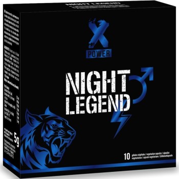 Xpower Night Legend Mocna Erekcja I Wytrzymałość 10 Kapsułek