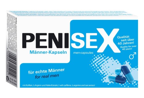 Kapsułki Dla Mężczyzn Penisex Testosteron, Libido I Siła 40 Szt.