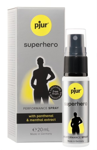 Pjur Superhero Spray 20 ML Najlepszy Spray Opóźniający Premium