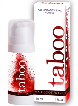 Silny Żel Wspomagający Erekcję Taboo Male Booster 30 ML Imbir