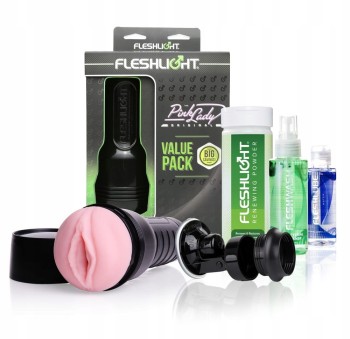 ZESTAW MASTURBATOR FLESHLIGHT PINK LADY ORIGINAL