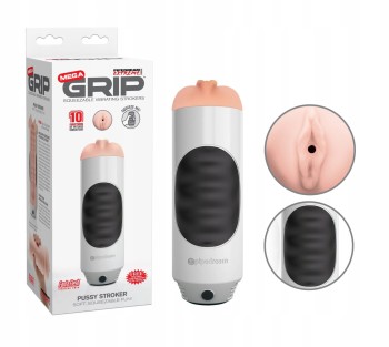 WIBRUJĄCY MASTURBATOR PDX MEGA GRIP PUSSY STROKER