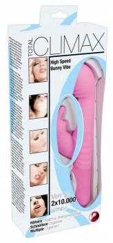 WIBRATOR ZE STYMULATOREM ŁECHTACZKI TOTAL CLIMAX