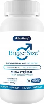 TABLETKI POWIĘKSZAJĄCE PENISA BIGGERSIZE 60 KAPS.