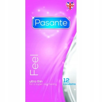 SUPERCIENKIE PREZERWATYWY PASANTE FEEL 12 SZT.