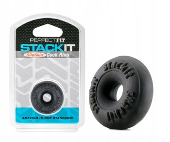 Pierścień Na Penisa Stackit Black