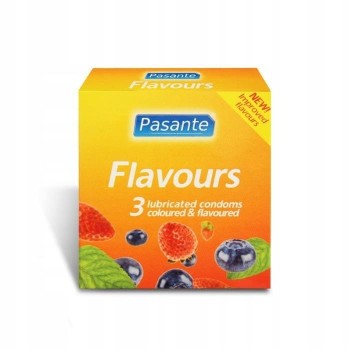 SMAKOWE PREZERWATYWY PASANTE FLAVOURS 3 SZT.