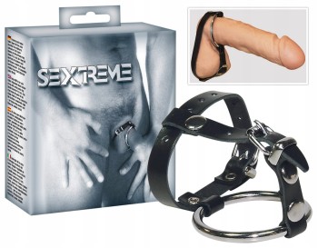 SKÓRZANA UPRZĄŻ NA PENISA I JĄDRA