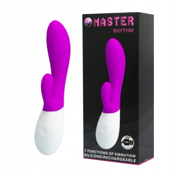 SILIKONOWY WIBRATOR MASTER RHYTHM Z WYPUSTKĄ USB