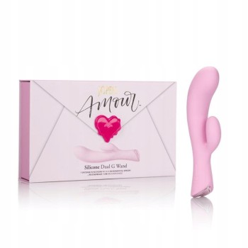 SILIKONOWY WIBRATOR AMOUR JOPEN - DUAL G WAND USB