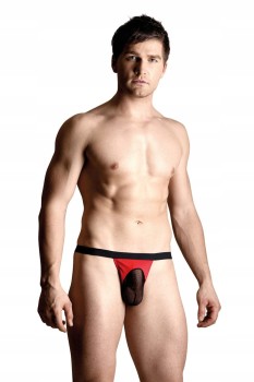 SEKSOWNE STRINGI MĘSKIE 4494 RED ROZMIAR M/L