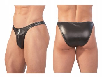 SEKSOWNE SLIPY MĘSKIE WETLOOK ROZMIAR M
