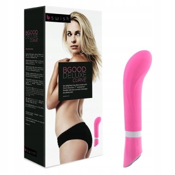 RÓŻOWY EKSKLUZYWNY WIBRATOR BGOOD DELUXE CURVE