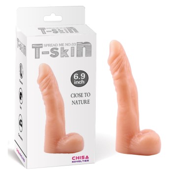 REALISTYCZNE DILDO Z JĄDRAMI T-SKIN SPREAD ME Nr 3