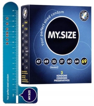 PREZERWATYWY MY SIZE 69mm 3 szt.