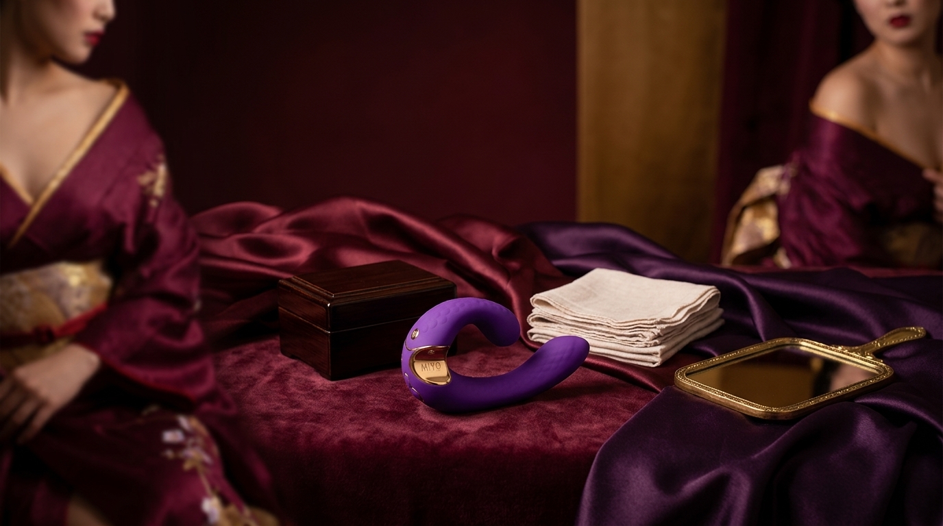 Ekskluzywny Masażer Shunga Miyo 2 Silniki Purple